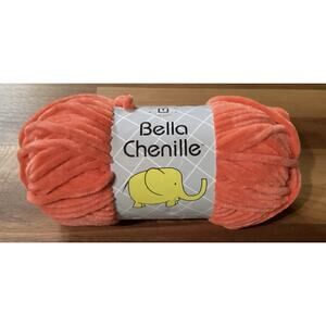 New Universal Yarn Bella Chenille BRIGHT SALMON 131 YDS 6 Super Bulky